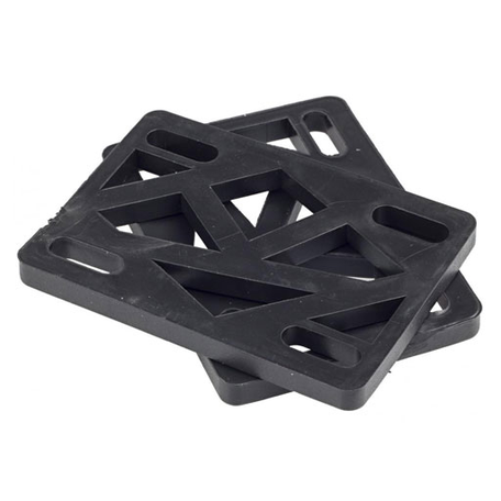 Krooked 1/4" Risers Black
