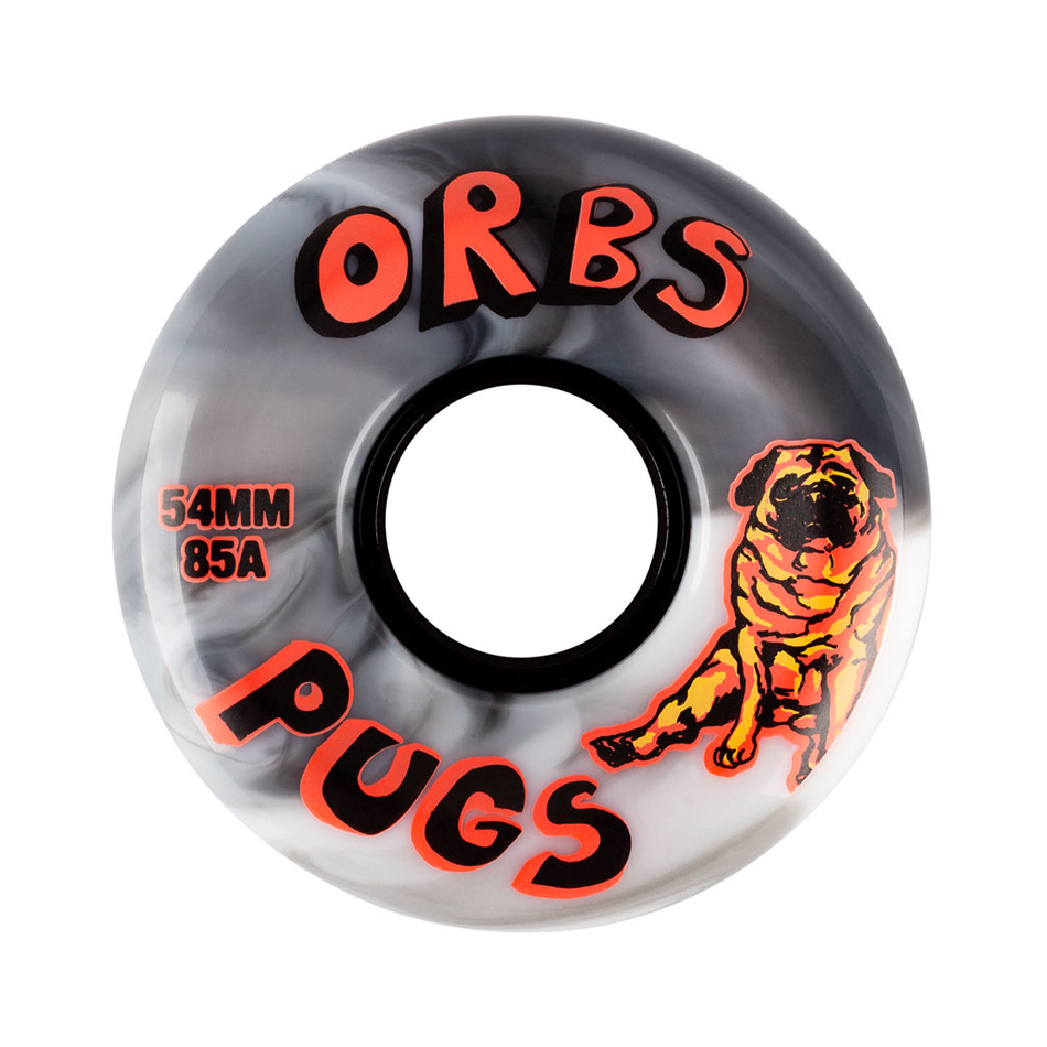 Orbs Pugs 85A Wheels Black/White