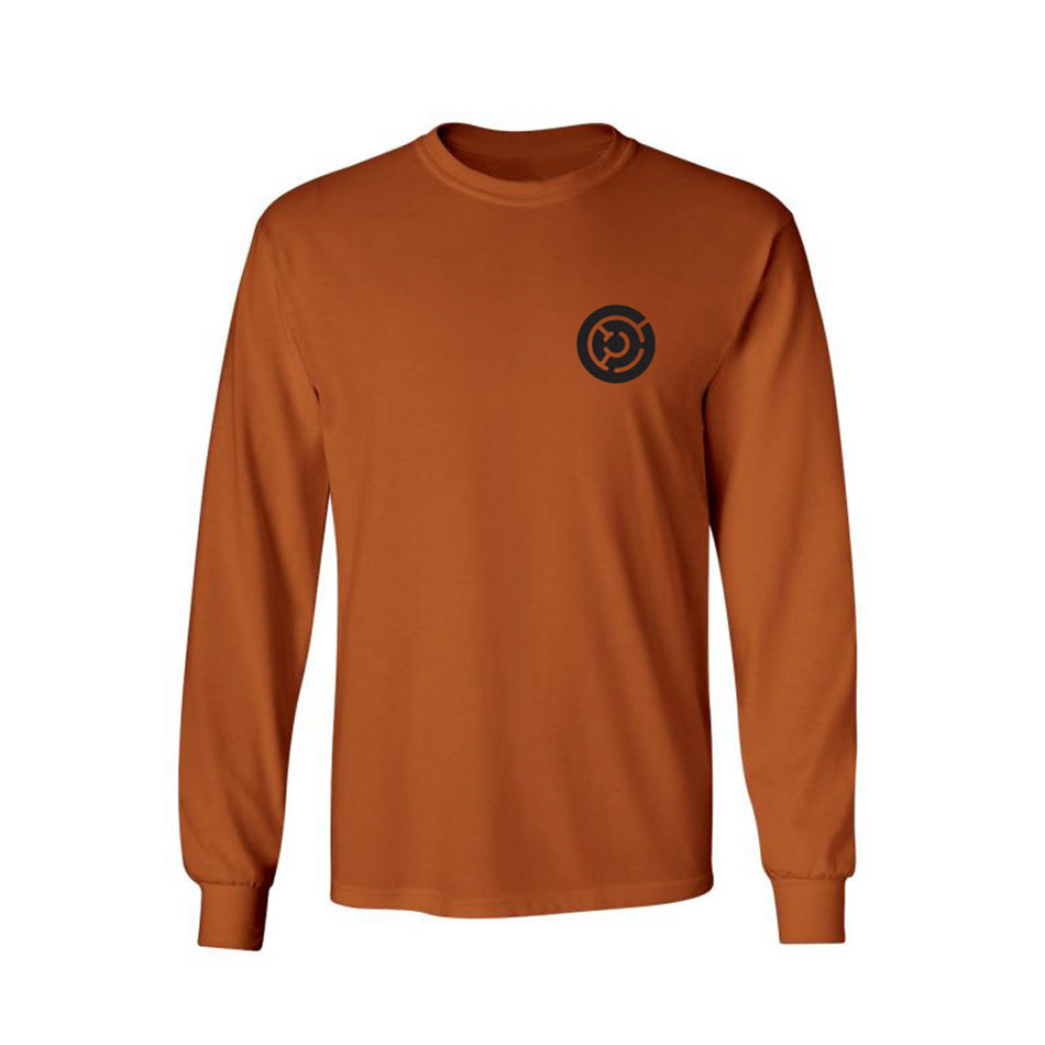 Escapist Clean Laby L/S T-Shirt Texas Orange/Black