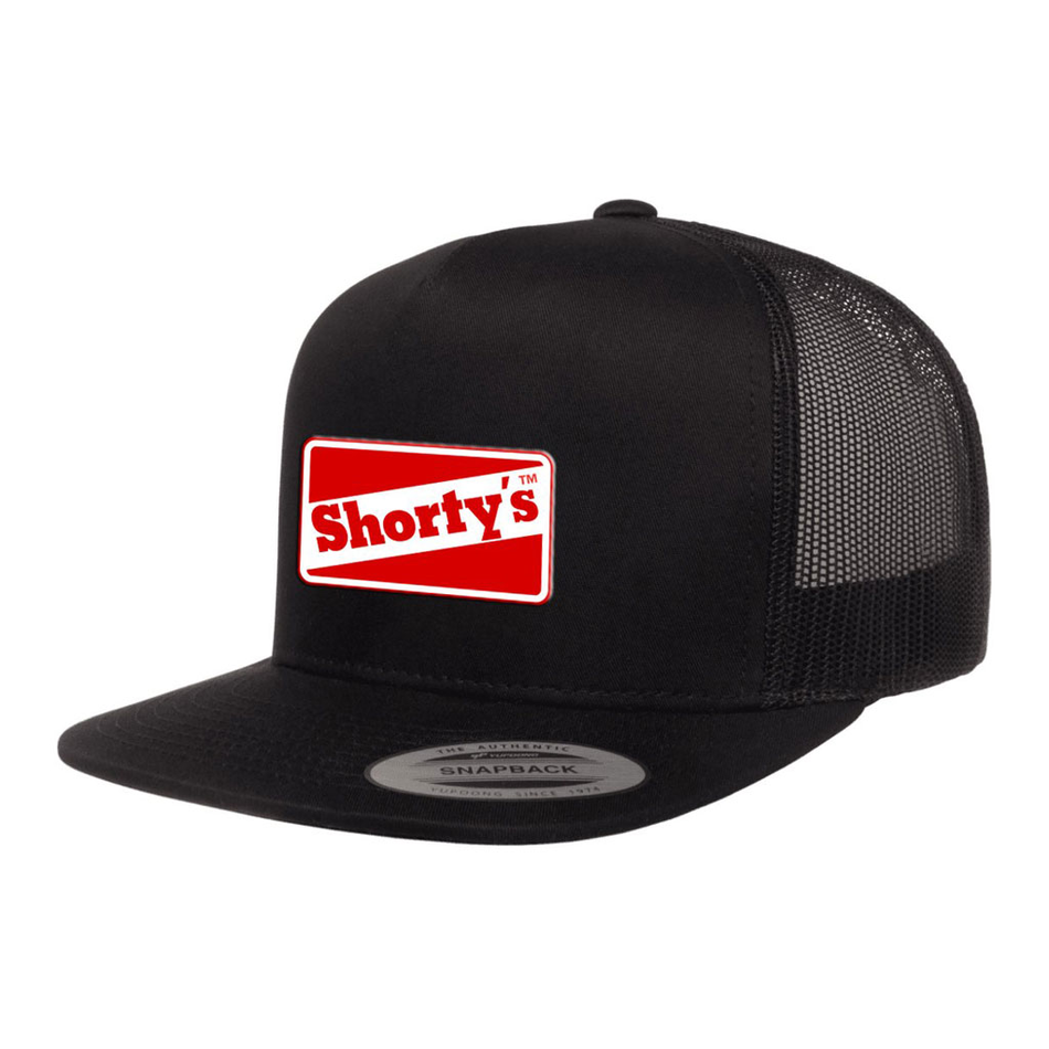 Shorty's OG Red Logo Snapback Hat Black