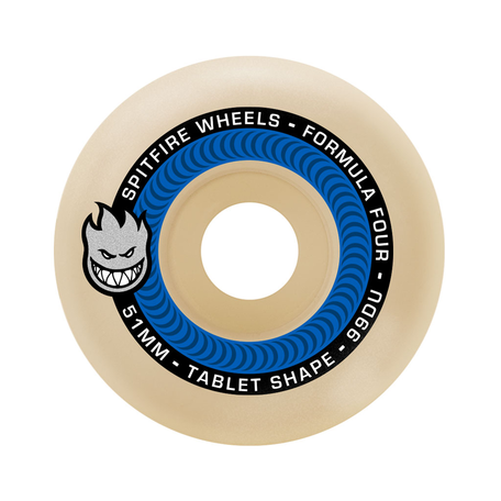 Spitfire Formula Four Tablets 99A Wheels Natural