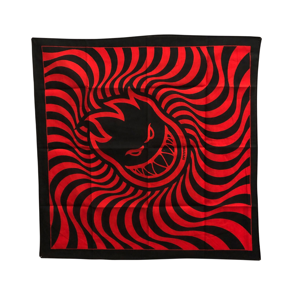 Spitfire Bighead Swirl Bandana Black/Red