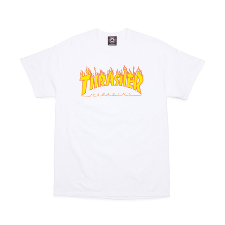Thrasher Flame T-Shirt White