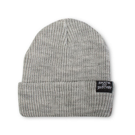 Thrasher SK8 Goat/Skate & Destroy Beanie Heather Grey