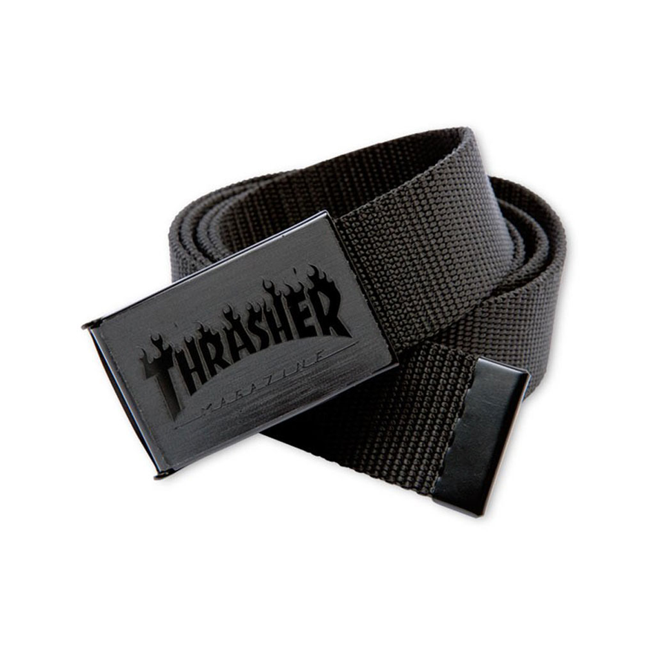 Thrasher Flame Belt/Bottle Opener Black