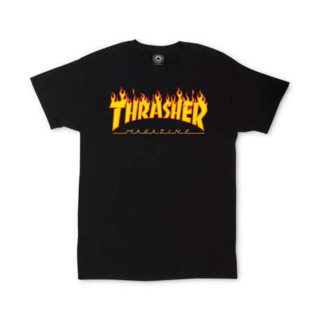 Thrasher Flame T-Shirt Black