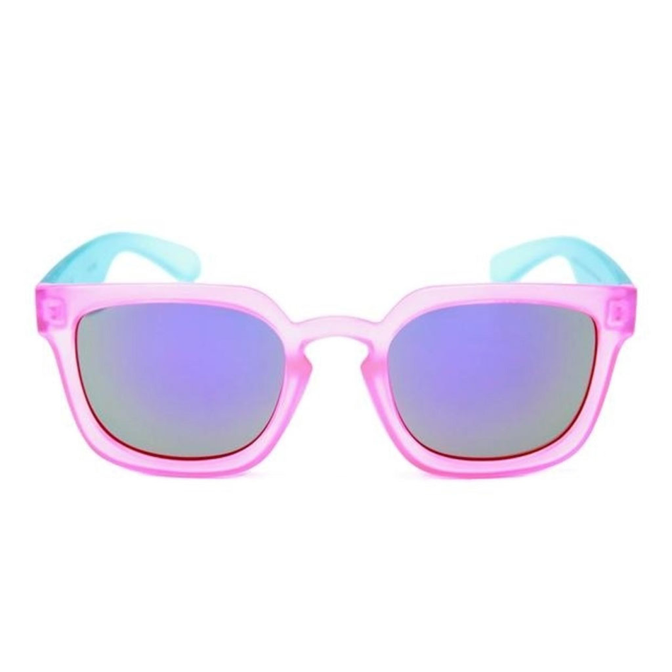 Happy Hour Wolf Pup Sunglasses Pink Clear Blue