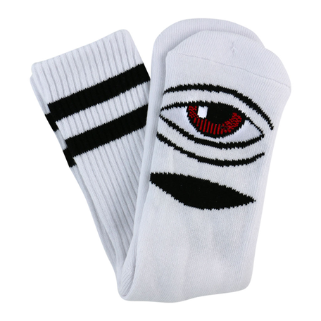 Toy Machine Sect Eye Socks White