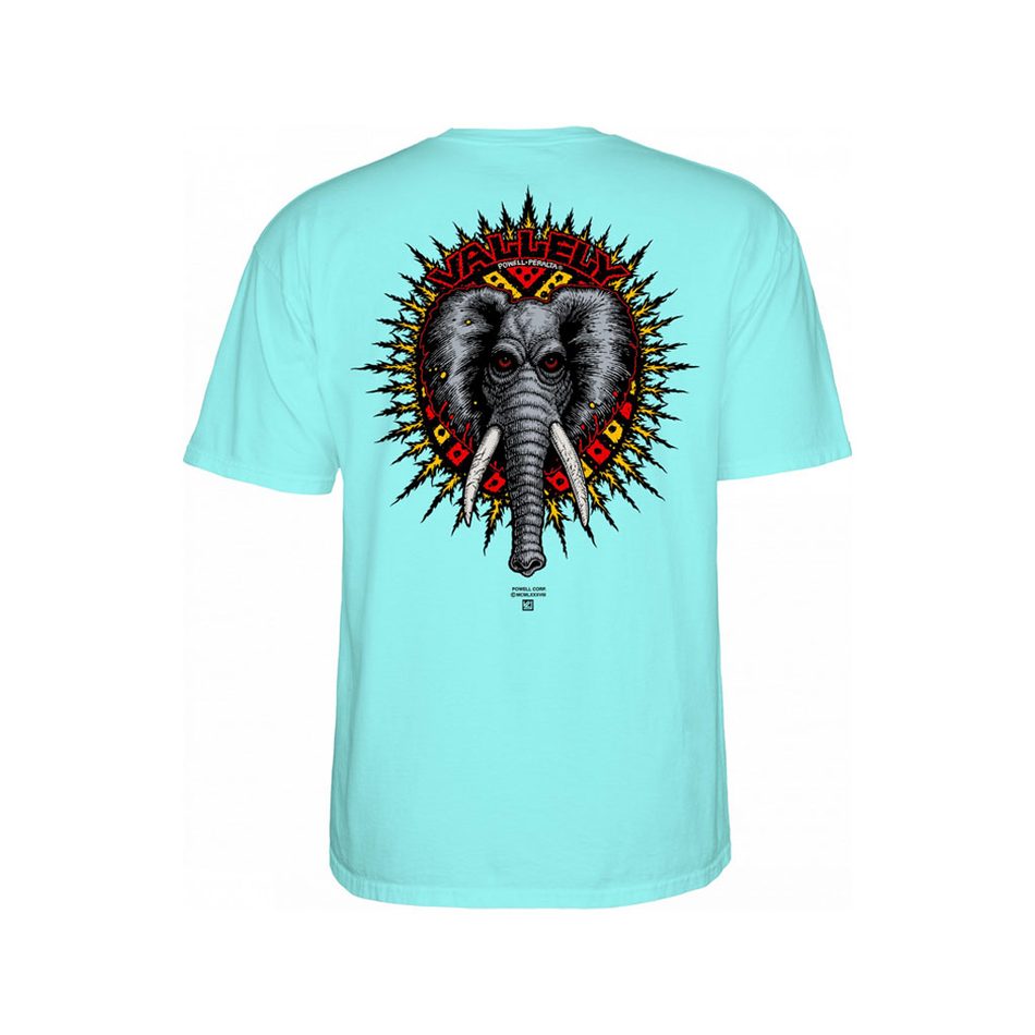 Powell Peralta Mike Vallely Elephant T-Shirt Celadon