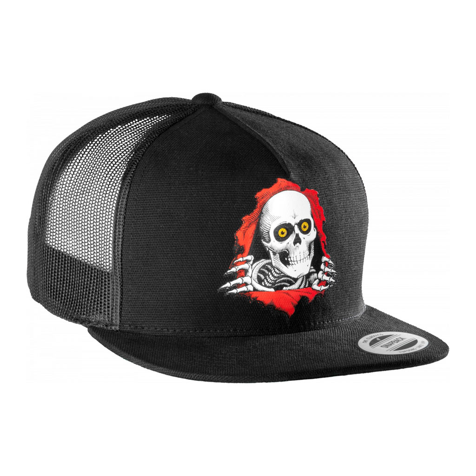 Powell Peralta Ripper Snapback Trucker Hat Black