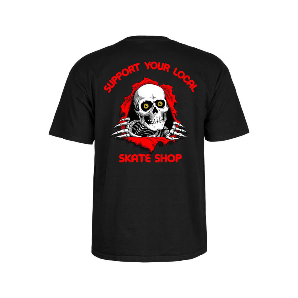 Powell Peralta Ripper Support Your Local T-Shirt Black