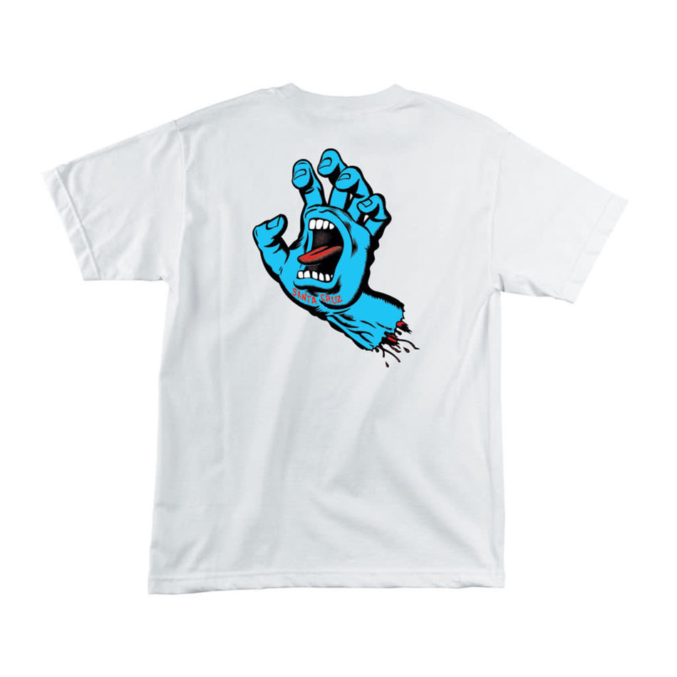 Santa Cruz Screaming Hand Scream T-Shirt White