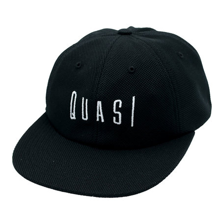 Quasi PE 6 Panel Snapback Hat Black