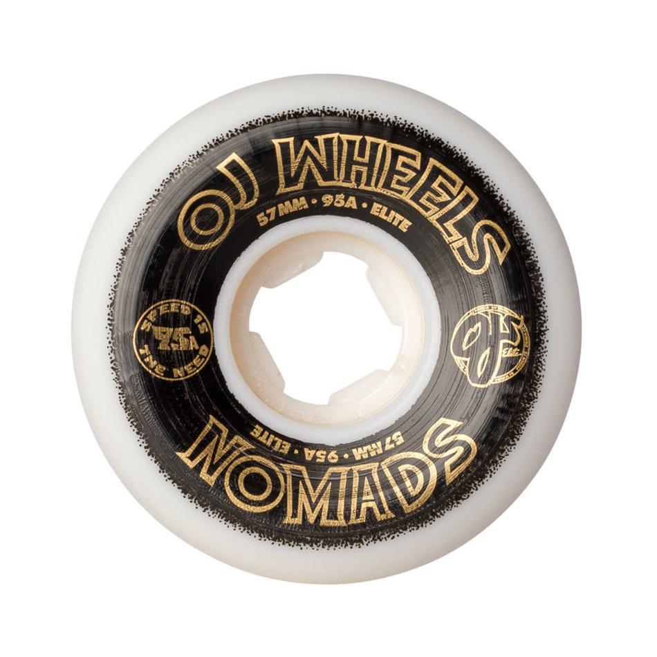 OJ Elite Nomads 95A Wheels White
