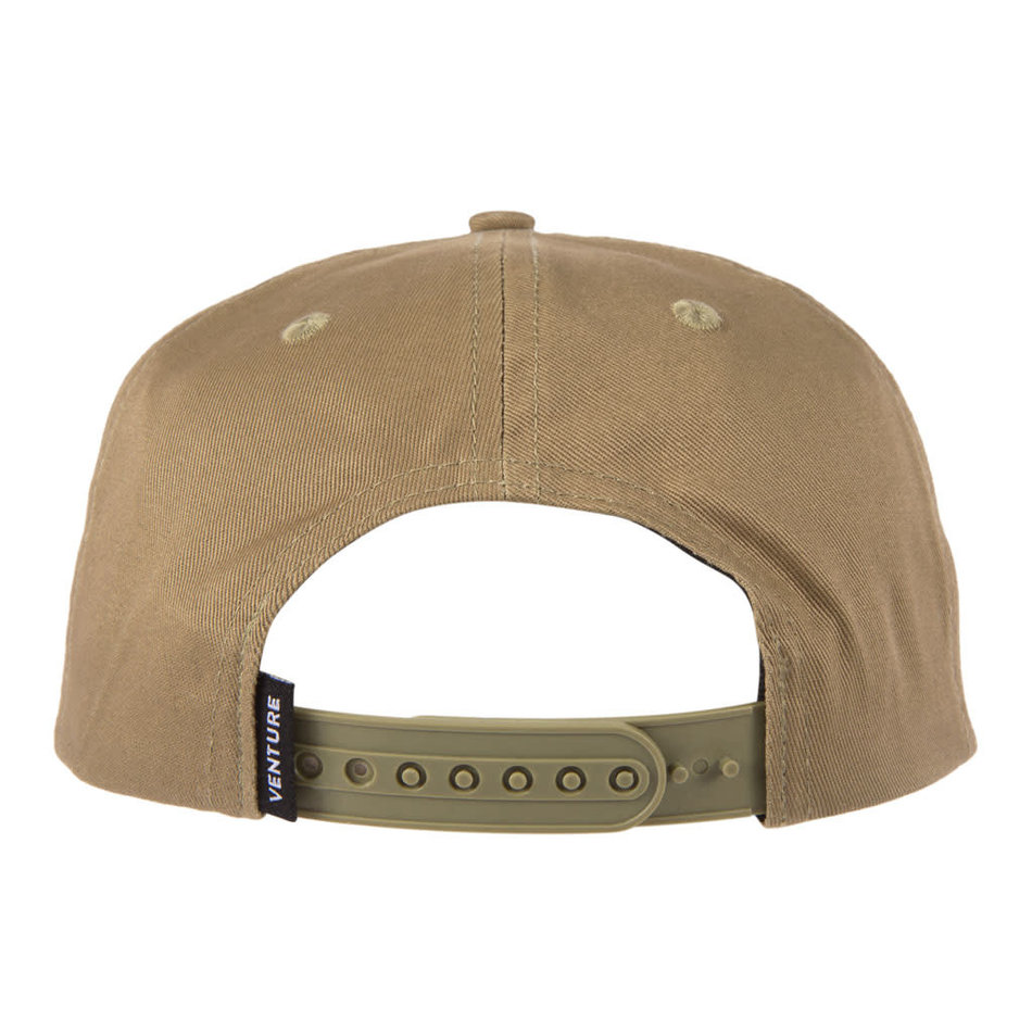 Venture Awake Snapback Hat Khaki/Red