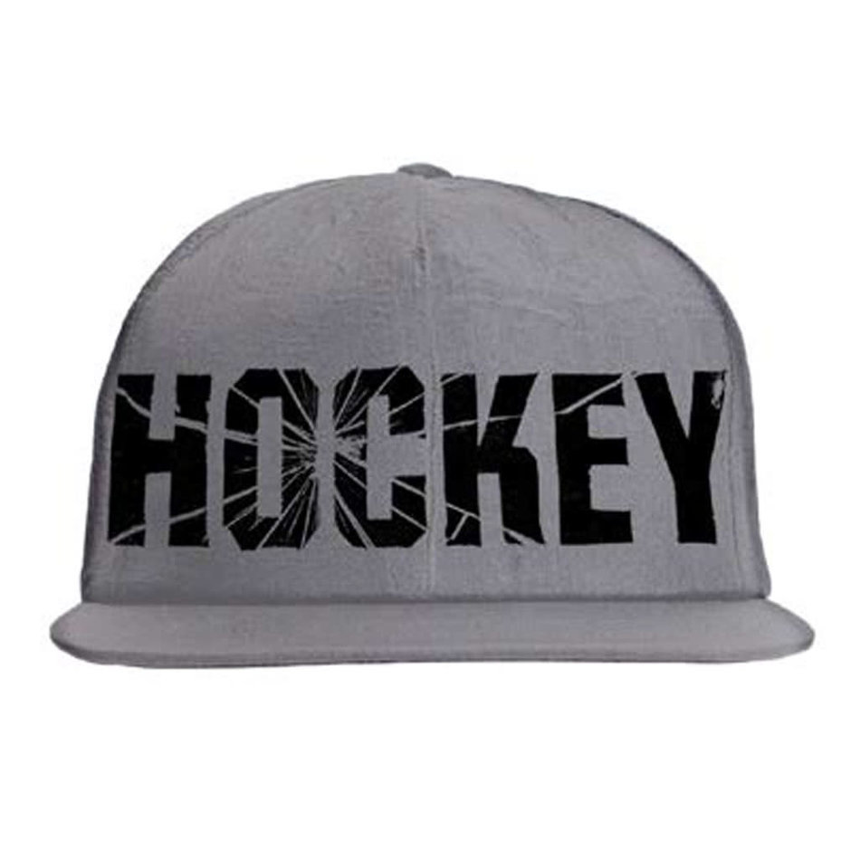 Hockey Shatter 6 Panel Hat Grey