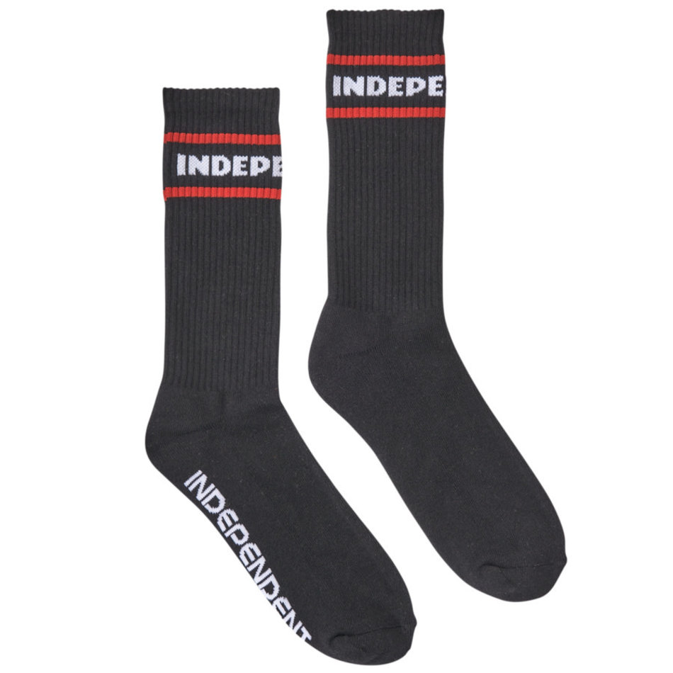 Independent ITC Streak Crew Socks Black