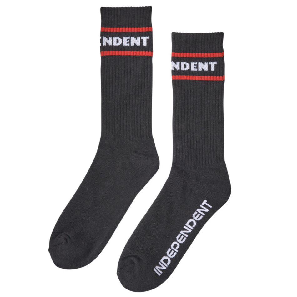 Independent ITC Streak Crew Socks Black