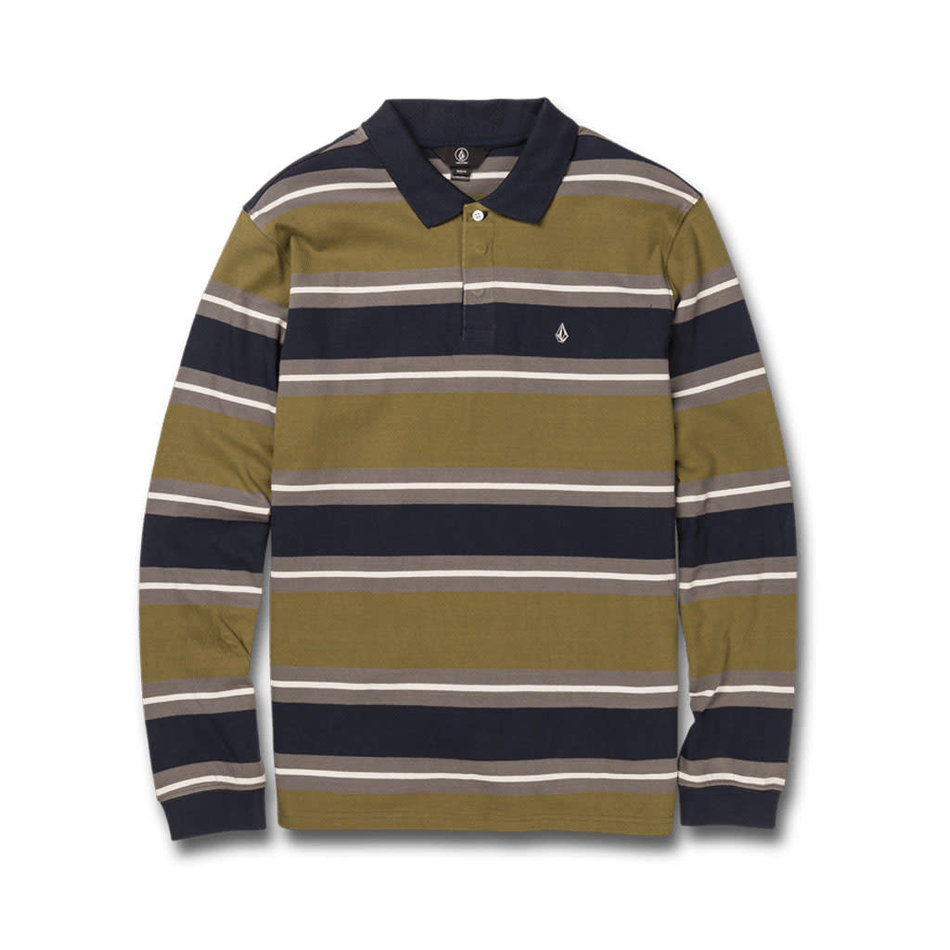 Volcom Hasley L/S Polo Shirt Navy