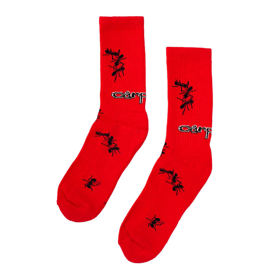 Carpet Ant Socks Red