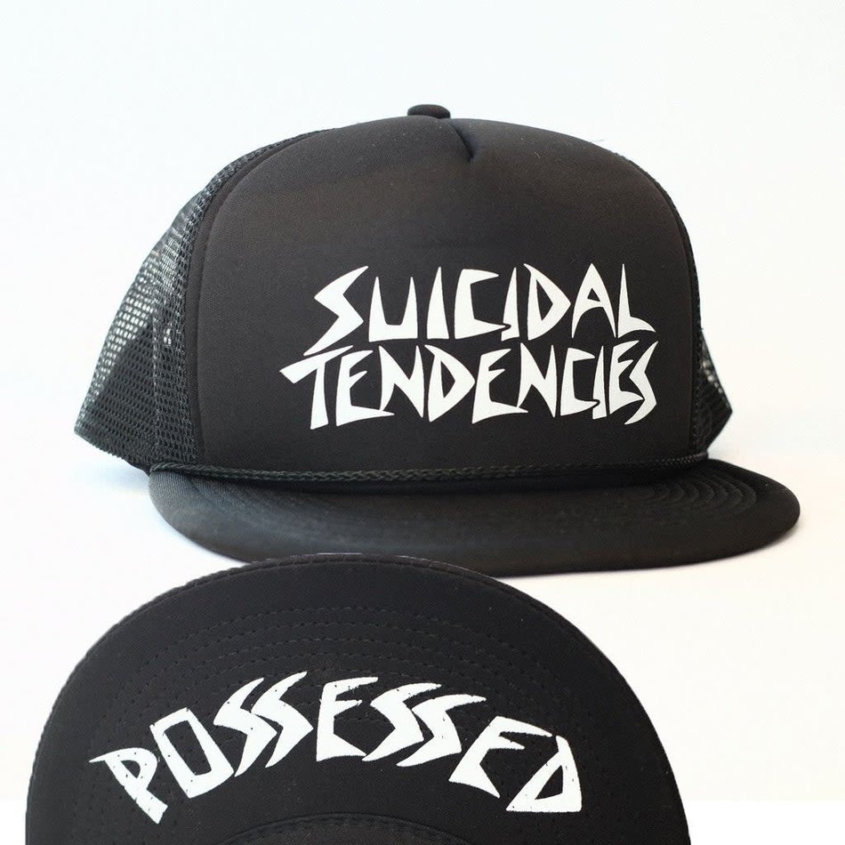 Dogtown x Suicidal Possessed Flip Mesh Hat Black