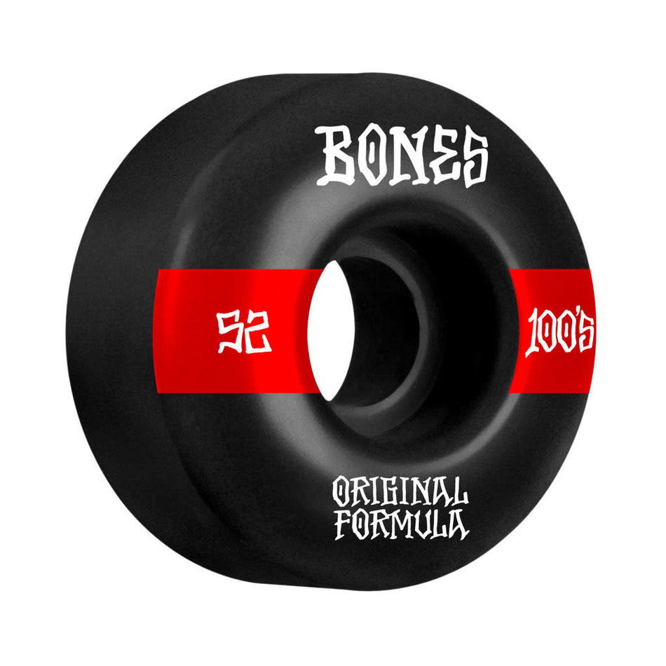 Bones 100s V4 Wheels Black