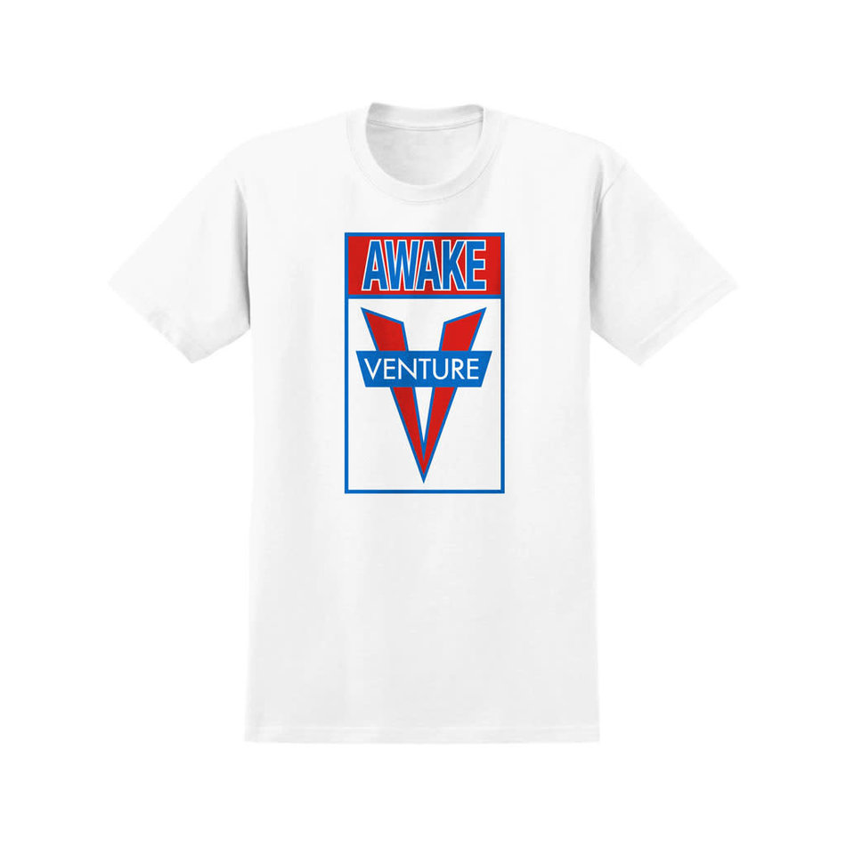 Venture Awake T-Shirt White/Blue