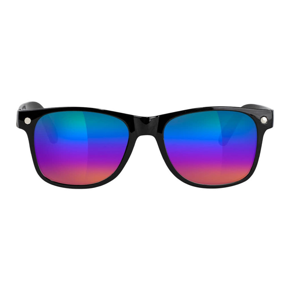 Glassy Leonard Polarized Sunglasses Matte Black/Color Mirror