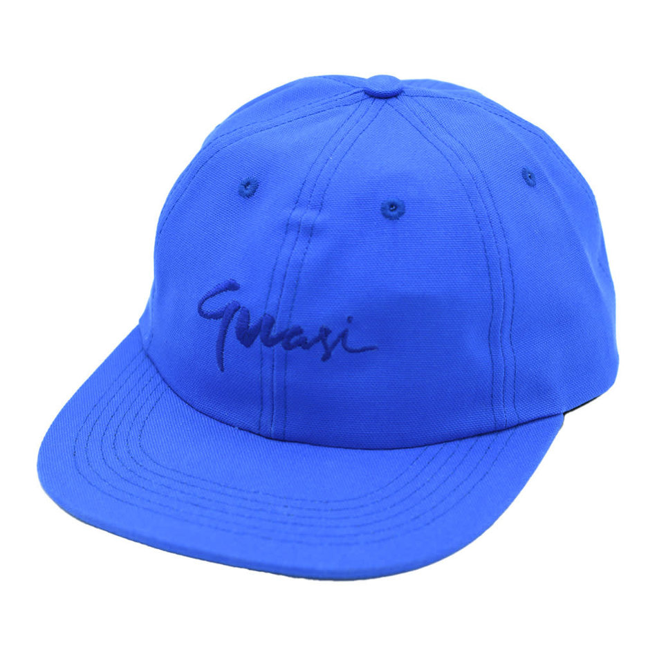 Quasi Century 6 Panel Snapback Hat Marine Blue