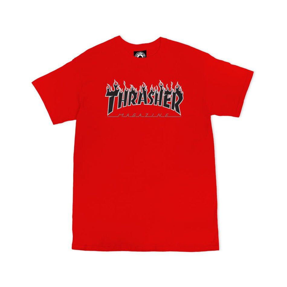 Thrasher Flame T-Shirt Red