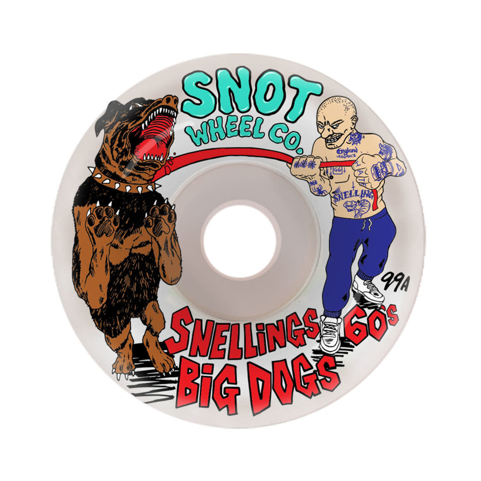 Snot Snellings Dogs 99A Conical Wheels White