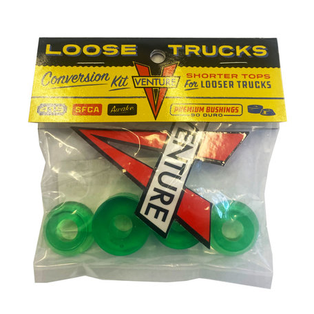 Venture Loose Truck Conversion Kit 90A Bushings Green