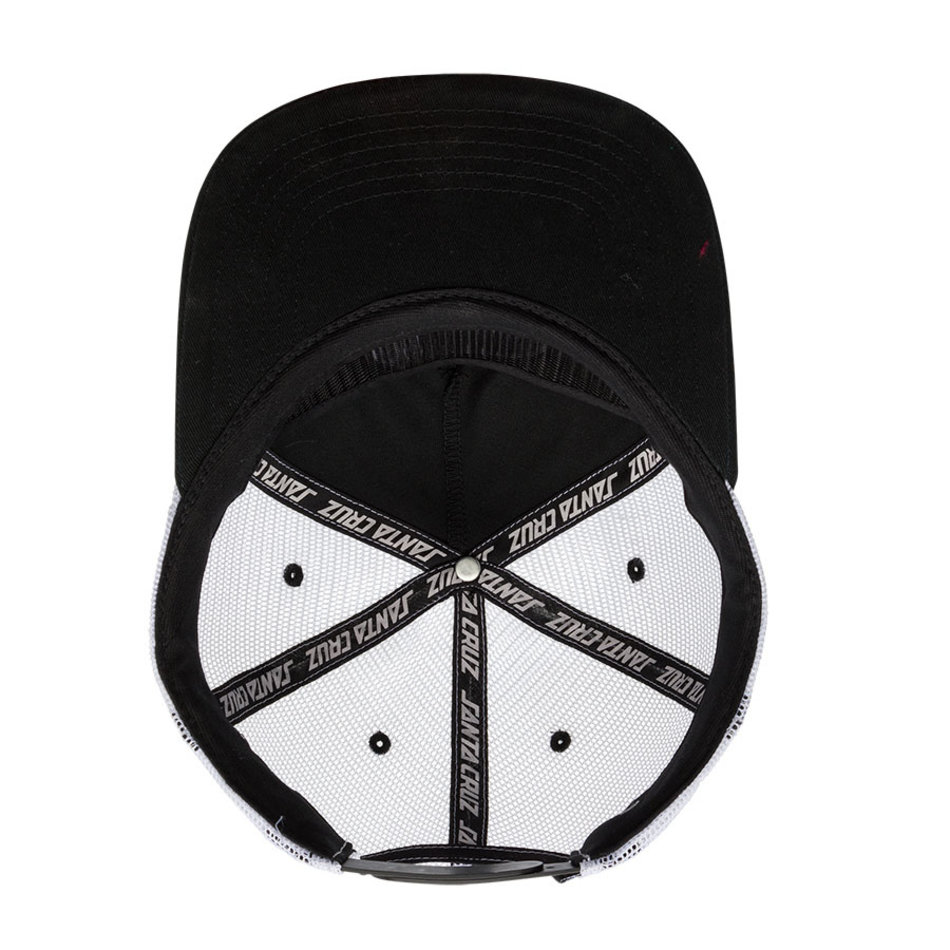 Santa Cruz Rob Target Dot Mesh Trucker Hat Black/White