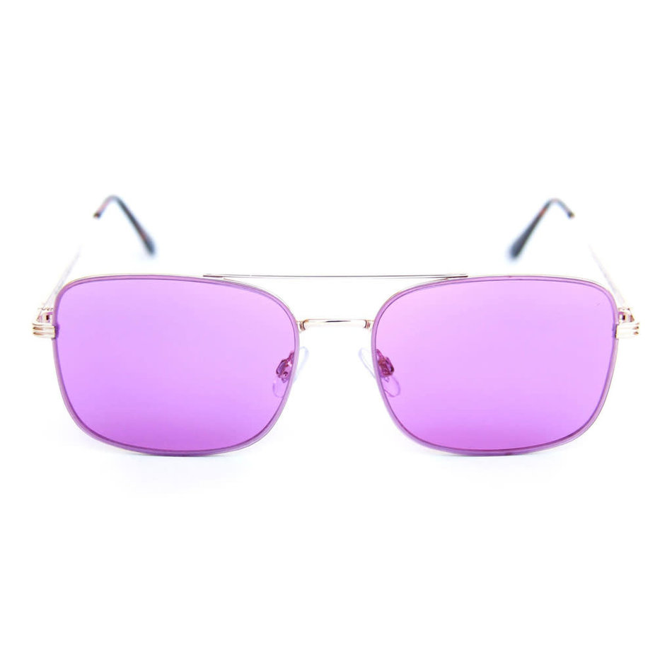 Happy Hour The Beagle  Sunglasses Gold/Purple