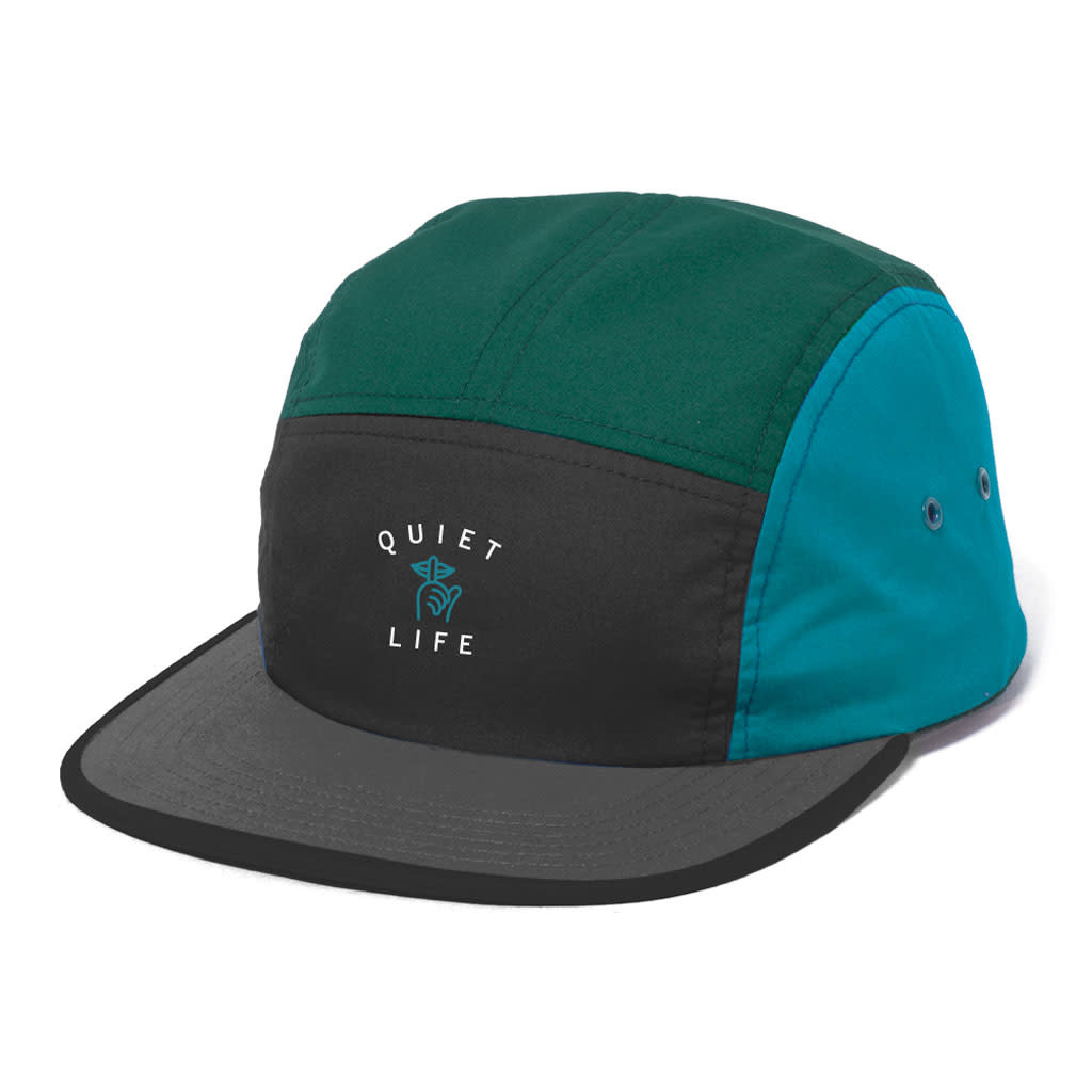 Technologie Toestemming helaas Quiet Life The Quiet Life Runner 5-Panel Camper Strapback Hat Black/Grey/Green  - Escapist