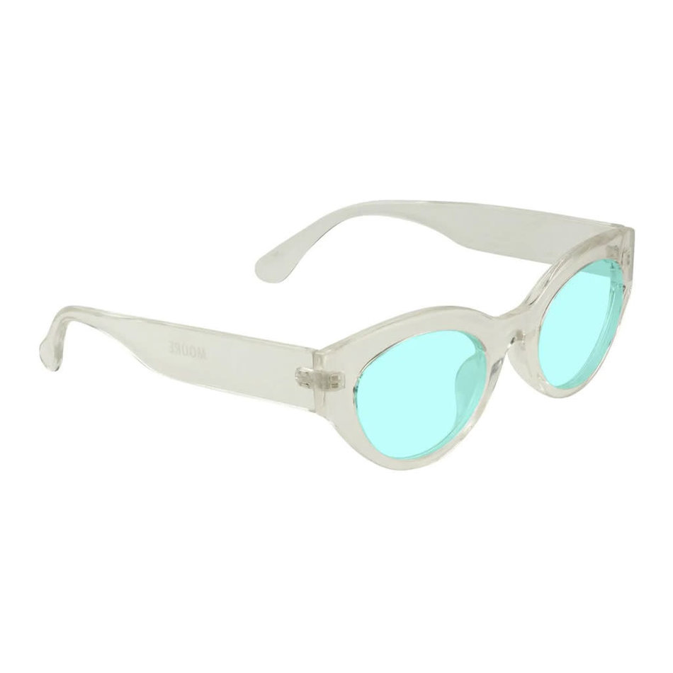 Glassy Moore Polarized Sunglasses Clear/Mint Lens