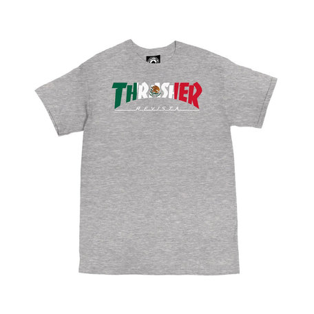 Thrasher Mexico Revista T-Shirt Sport Grey