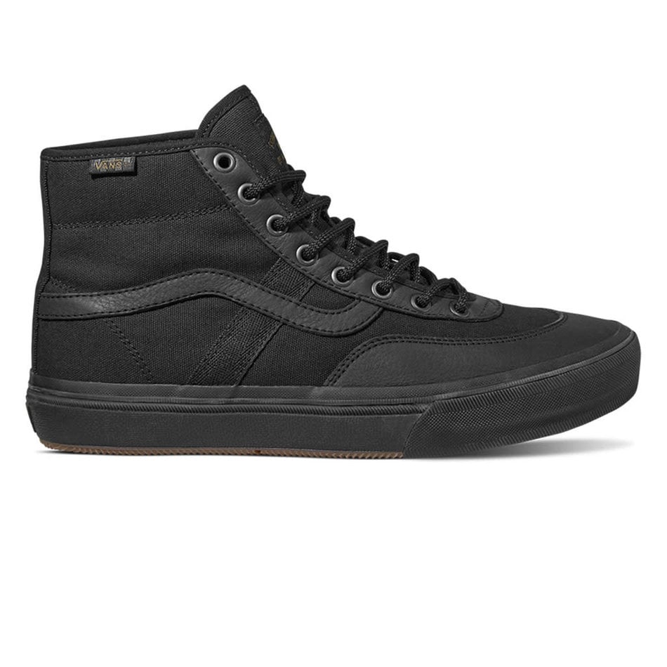 Vans Crockett High Butter Leather Black/Black - Escapist