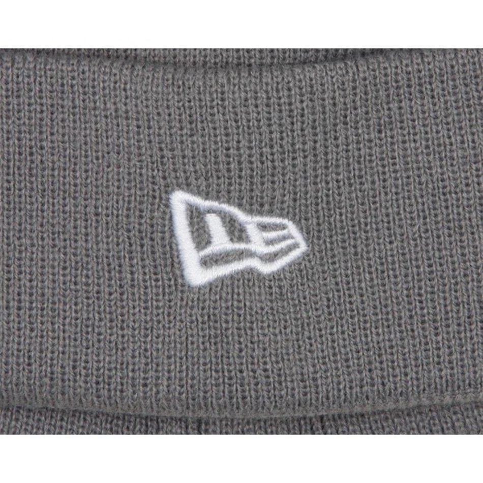 Escapist x New Era Tab Knit Beanie Grey