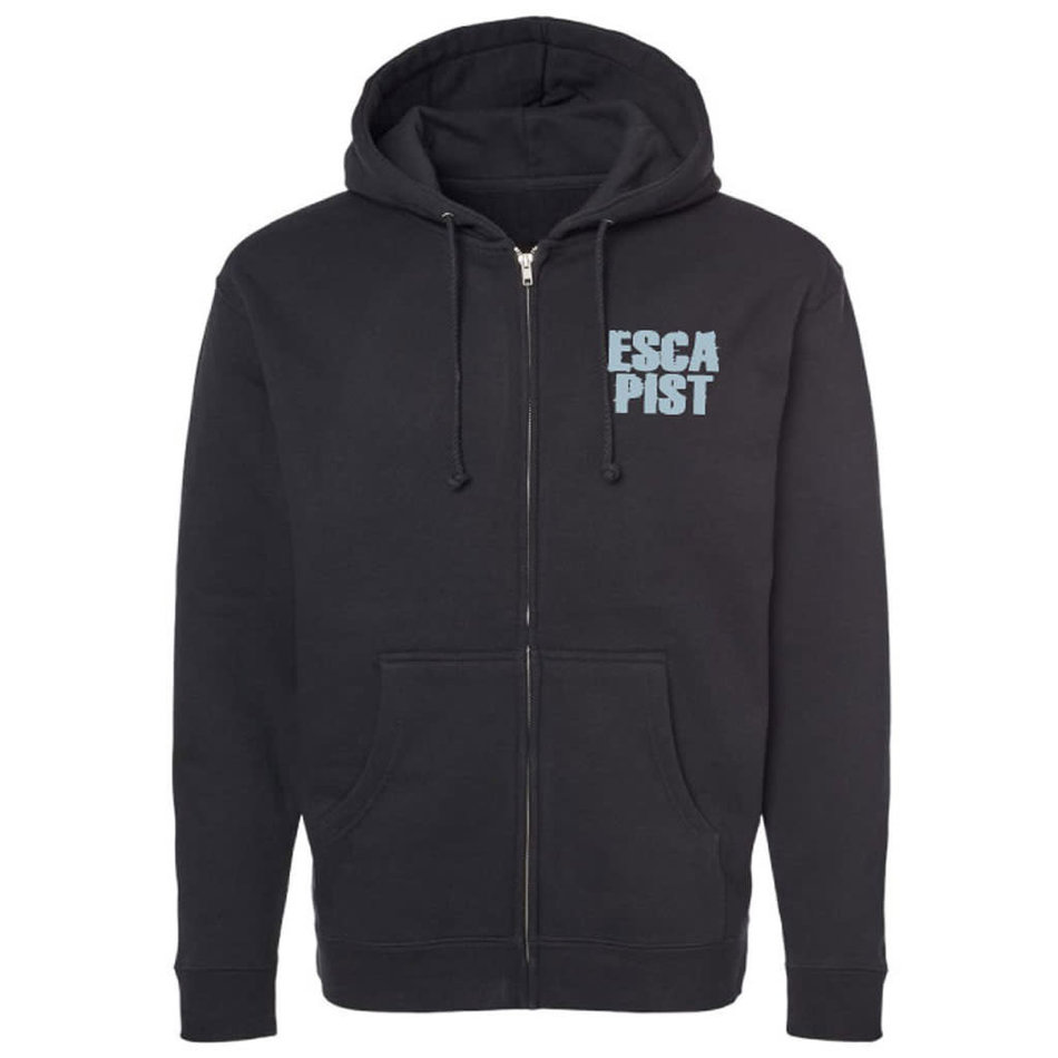 Escapist OG Stacked Fleece Zip Hoodie Black