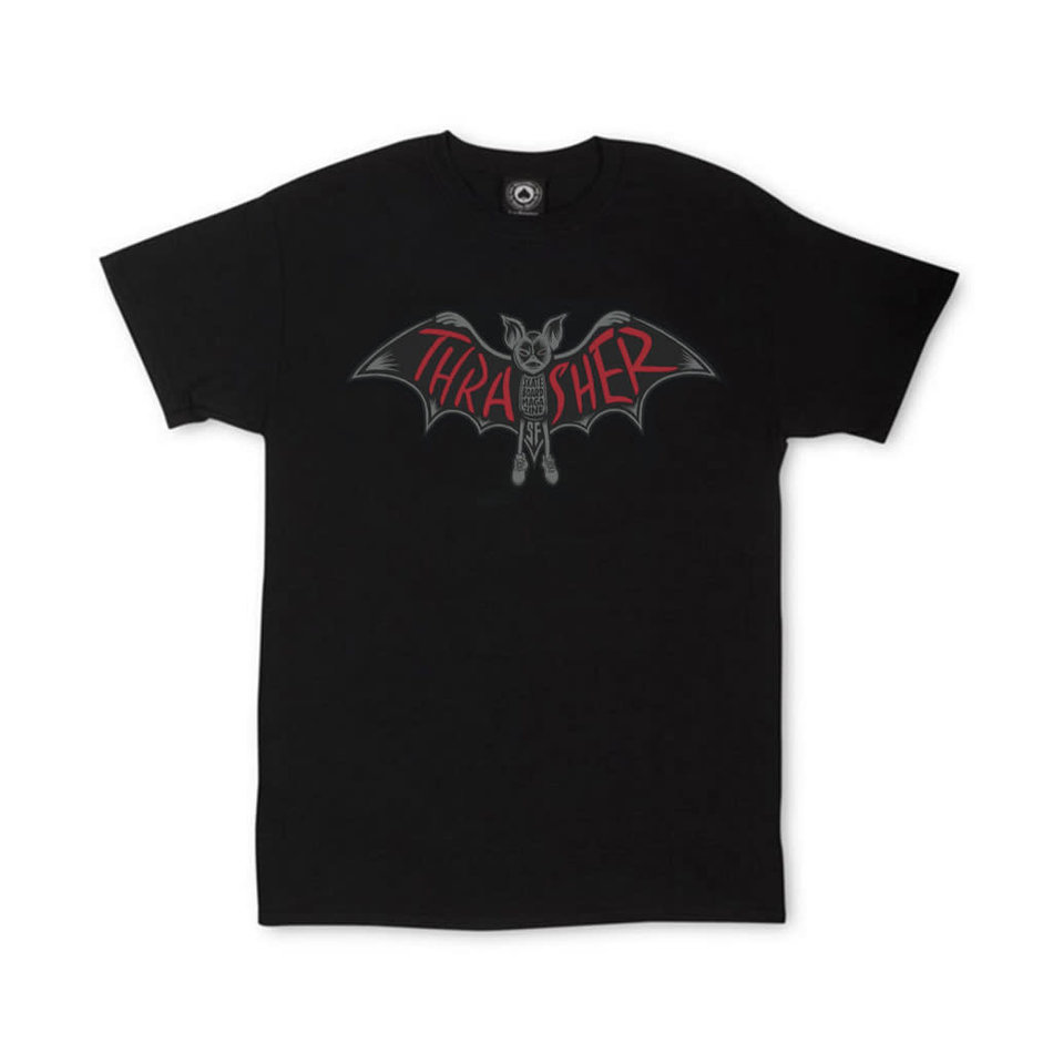 Thrasher Bat T-Shirt Black