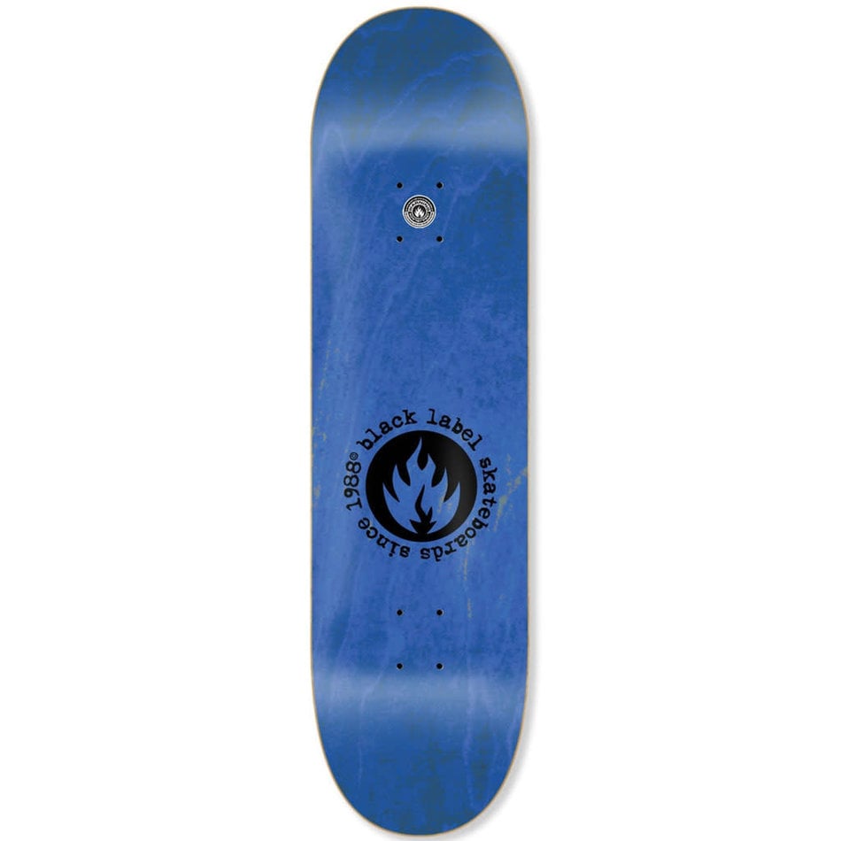 Black Label Circle Flame Deck 8.375” With Grip Tape (In Store