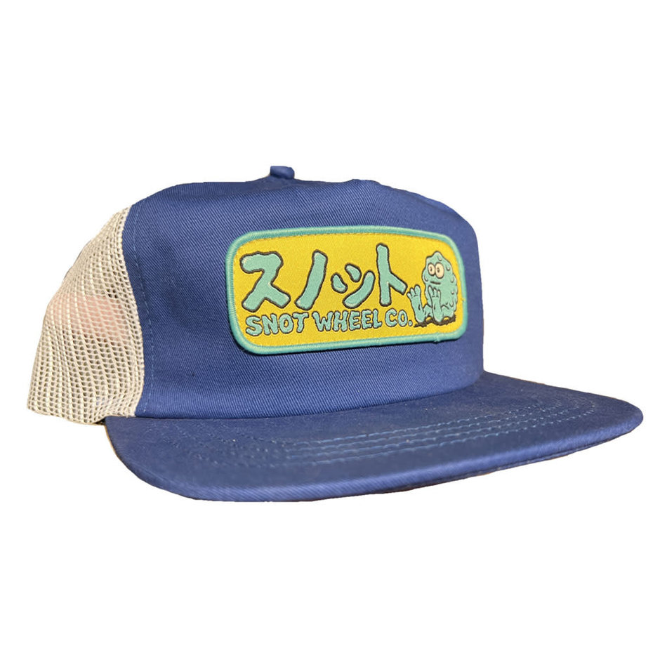 Snot Classic Japanese Trucker Hat Navy Blue