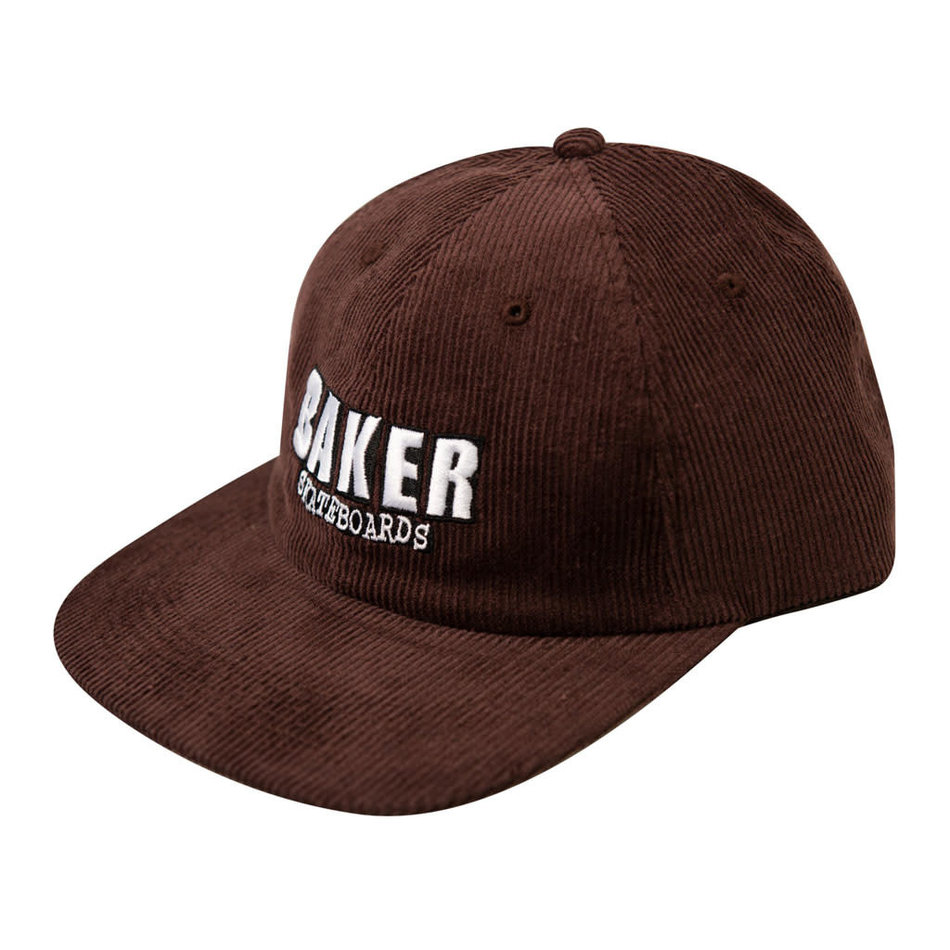 Baker Brand Logo Cord Hat Brown