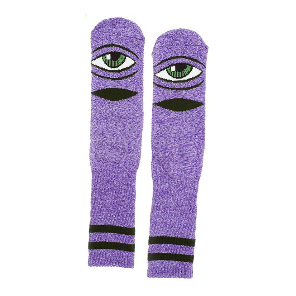 Toy Machine Sect Eye Socks Heather Purple