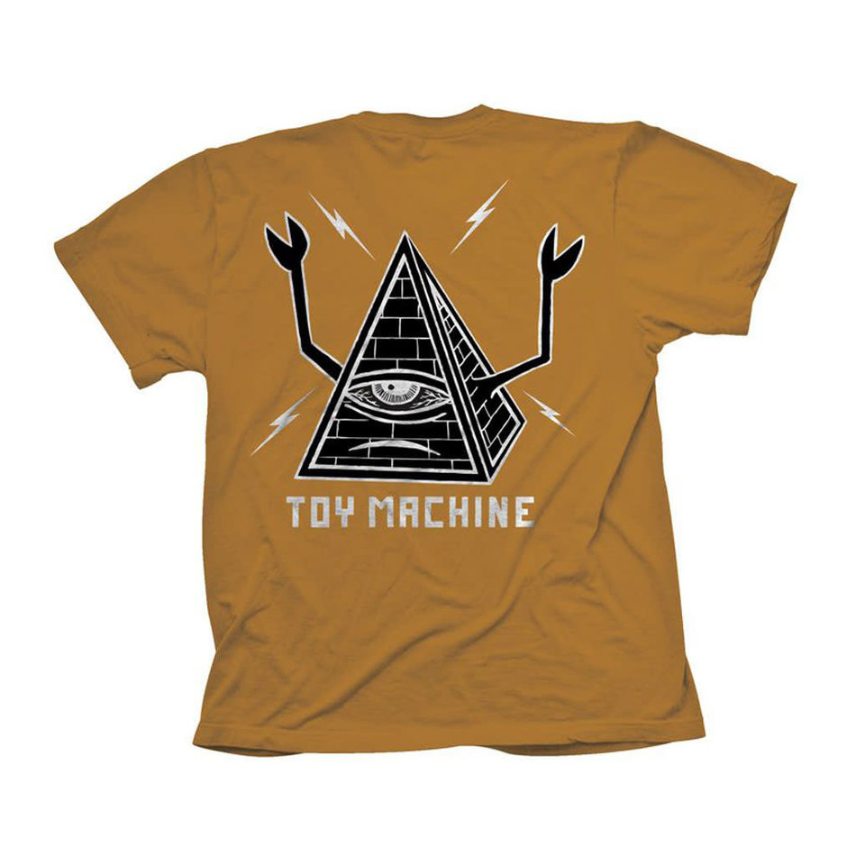 Toy Machine Pyramid T-Shirt Ginger