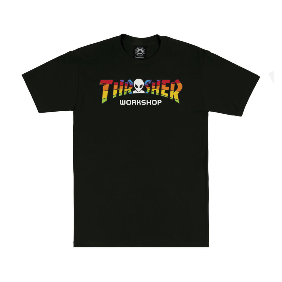 Thrasher x Alien Workshop Spectrum T-Shirt Black