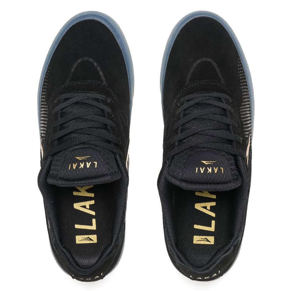 Lakai Essex Black/Gold Suede