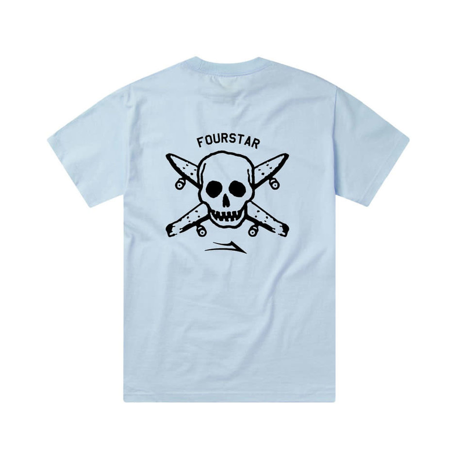 Lakai x Fourstar Street Pirate T-Shirt Light Blue