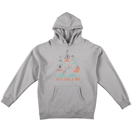 Spitfire Skate Like A Girl Session Hoodie Double Smoke